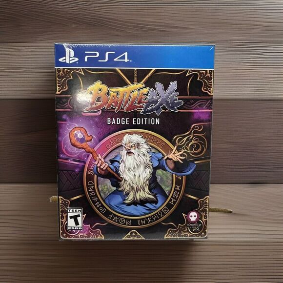 Battle Axe Badge Edition PS4 Sony PlayStation 4 Numskull Bitmap Bureau LRG